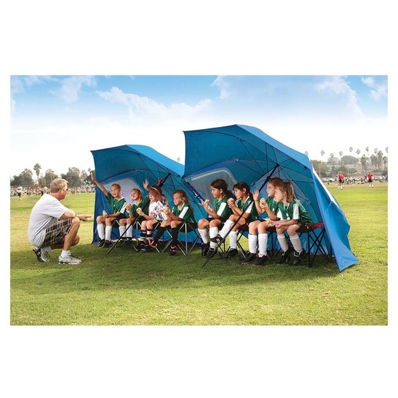 Sport-Brella Super-Brella SPF 50+ Sun and Rain Canopy Umbrella (8-Foot, Blue) - Picture 6 of 6